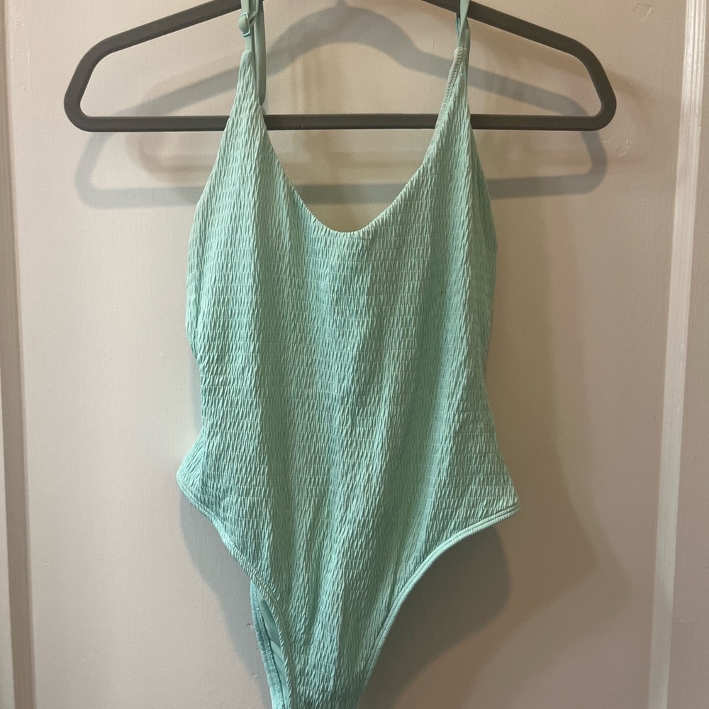 Aerie Mint Green One Piece Swimsuit